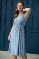 Bambusová kojicí noční košile Star Light Blue