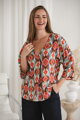 Těhotenská a kojící halenka Bahama Mama Print Boho