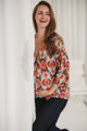 Těhotenská a kojící halenka Bahama Mama Print Boho
