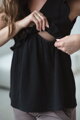 Těhotenská a kojící halenka Milky Butterfly Black