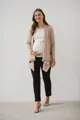 Těhotenský zavinovací kardigan Beige