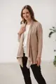Těhotenský zavinovací kardigan Beige