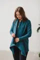 Těhotenský zavinovací kardigan Emerald