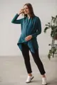 Těhotenský zavinovací kardigan Emerald