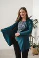 Těhotenský zavinovací kardigan Emerald