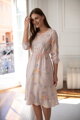 Tehotenské šaty na dojčenie, 34 rukáv, Lovely Dress Colorful