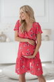 Těhotenské, kojící šaty Lovely Dress Coral SS