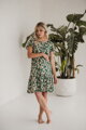 Těhotenské, kojící šaty Lovely Dress Green SS