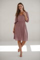 Těhotenské šaty na kojení Lovely Dress, Lilac with Dots