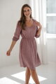 Těhotenské šaty na kojení Lovely Dress, Lilac with Dots