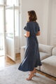 Těhotenské, kojící šaty Lovely Dress Long Navy