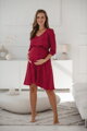 Těhotenské šaty na kojení Lovely Dress, Red with Dots