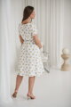Těhotenské, kojící šaty Lovely Midi Dress White with Lemons SS