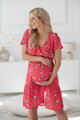Těhotenské, kojící šaty Lovely Dress Coral SS