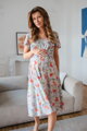 Těhotenské, kojící šaty Lovely Midi Dress Fruit Print SS