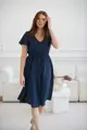 Těhotenské, kojící šaty Lovely Midi Dress Navy SS