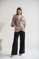 Těhotenská a kojící halenka Mamafullness Beige