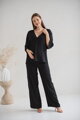 Těhotenská a kojící halenka Mamafullness Black