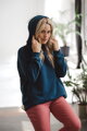 Hrubá těhotenská a kojící oversized mikina Motherhood Poseidon