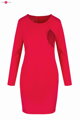 Kojící šaty Milky Dress Red LS