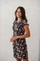Kojící šaty Milky Dress Black Flowers SS