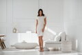 Kojící šaty Milky Dress Cream White SS
