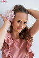 Kojící tričko, halenka Milky Waves Herbal Rose, kr.rukáv