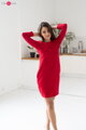 Těhotenské, kojící šaty Milky Way Dress 7/8 Red