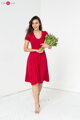 Těhotenské, kojící šaty Mommy Chic Red