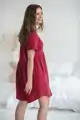 Mateřská noční košile Aurora Red