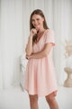 Těhotenská mušelínová noční košile Aurora Sweet Pink