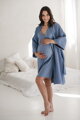 Bambusová kojicí noční košile Moon Blue