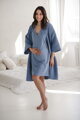 Bambusová kojicí noční košile Moon Blue