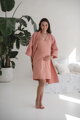 Bambusová kojicí noční košile Moon Herbal Rose