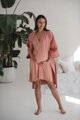 Bambusová kojicí noční košile Moon Herbal Rose