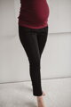 Těhotenské elegantní kalhoty GraceFit Mama Black