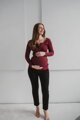 Těhotenské elegantní kalhoty GraceFit Mama Black