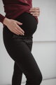 Těhotenské elegantní kalhoty GraceFit Mama Black