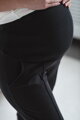 Těhotenské elegantní kalhoty GraceFit Mama Graphite