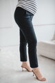 Těhotenské elegantní kalhoty Navy