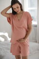Krátké bambusové pyžamové kalhoty Moon Herbal Rose