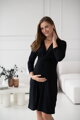 Těhotenské šaty Loop Dress 7/8 Black