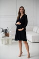 Těhotenské, kojící šaty Loop Dress 7/8 Black