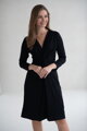 Těhotenské, kojící šaty Loop Dress 7/8 Black