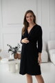Těhotenské, kojící šaty Loop Dress 7/8 Black