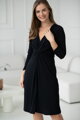 Těhotenské, kojící šaty Loop Dress 7/8 Black