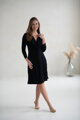 Těhotenské šaty Loop Dress 7/8 Black