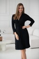 Těhotenské, kojící šaty Loop Dress 7/8 Black