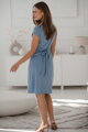Těhotenské, kojící šaty Loop Dress Blue SS
