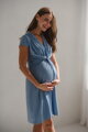 Těhotenské, kojící šaty Loop Dress Blue SS
